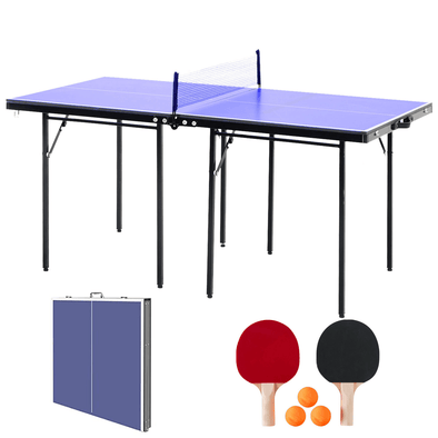5ft Folding Indoor Outdoor Mini Ping Pong Tennis Table
